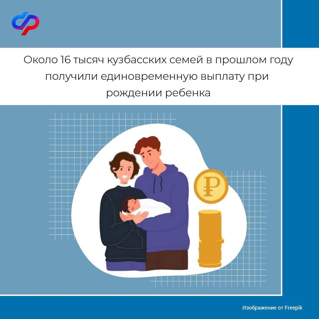 Около 16 тысяч кузбасских семей в прошлом году получили единовременную выплату при рождении ребенка