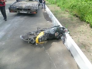 В Осинниках пьяный мотоциклист сбил двух женщин