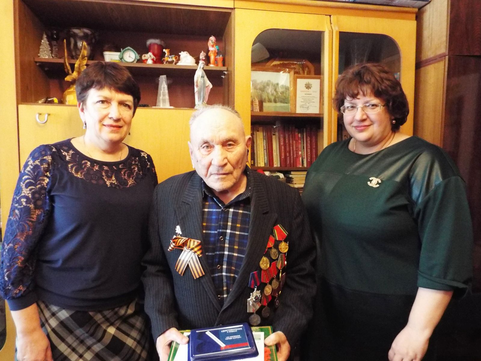 90-летний юбилей отметил житель Калтана Михаил Бранчуков